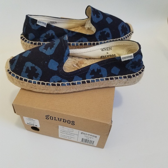 UO-SOLD Soludos Blue Espadrilles sz.7 - Picture 2 of 6
